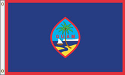 Guam Flag PRINTED Nylon