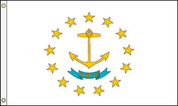 Rhode Island Flag PRINTED Nylon