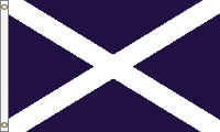 St. Andrew's Cross Flag PRINTED Nylon