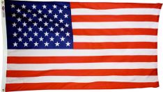 Sun Glo Nylon American Flag Printed Outdoor