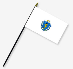 Massachusetts Stick Flag