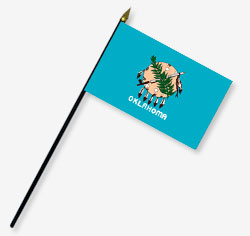 Oklahoma Stick Flag