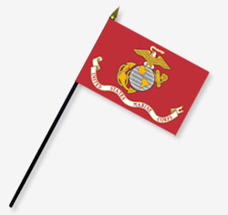 Marine Corps Stick Flag