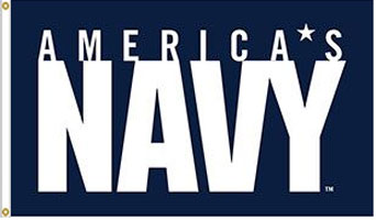 3 x 5 ft. U S Navy Flag, Poly-Cotton Made in USA