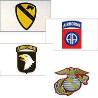 Military Division Flags