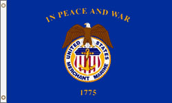 Merchant Marine Flag PRINTED Nylon
