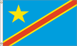 Congo Democratic Republic Nylon Flags
