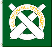 3 x 3 ft. Nylon Ordanance Dept Army of the Potomac Flag. Printed, Canvas Heading and Brass Grommets