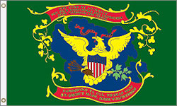 3 x 5 ft. Nylon 9th MA Irish BrigadeFlag. Printed, Canvas Heading and Brass Grommets