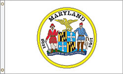 3 x 5 ft. Nylon Co B 21st VA Inf MD Troops 1861 CSA Flag. Printed, Canvas Heading and Brass Grommets