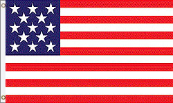 3 x 5 ft. Nylon 13 Star USS Varuna Flag. Printed, Canvas Heading and Brass Grommets