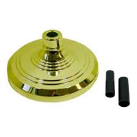 Gold Uni Size Liberty Flag Stand.  Bore Diameter 1  to 1 1/4 in. Not Weighted