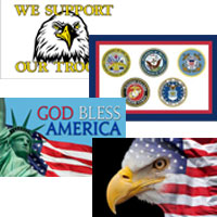 Support Our Troops Flags