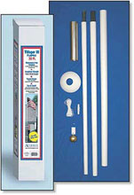 Sectional Fiberglass Flag Pole