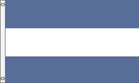 12 x 18 in. Nylon El Salvador Flag, Printed,Flag, Civil without seal., Canvas Heading and Brass Grom