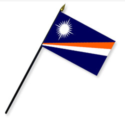 Marshall Islands Handheld Flags