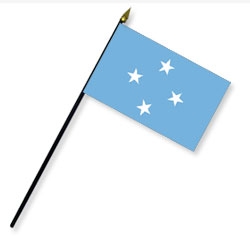Micronesia Handheld Flags