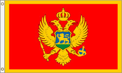 Montenegro Nylon Flags