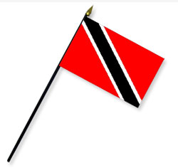 Trinidad and Tobago Handheld Flags